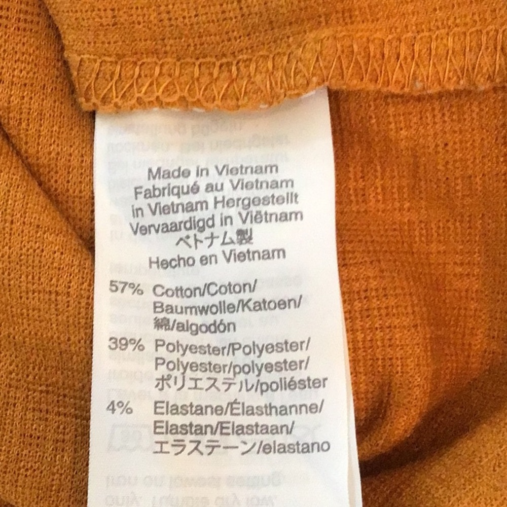 J. Crew mustard yellow tie top - Picture 4 of 4